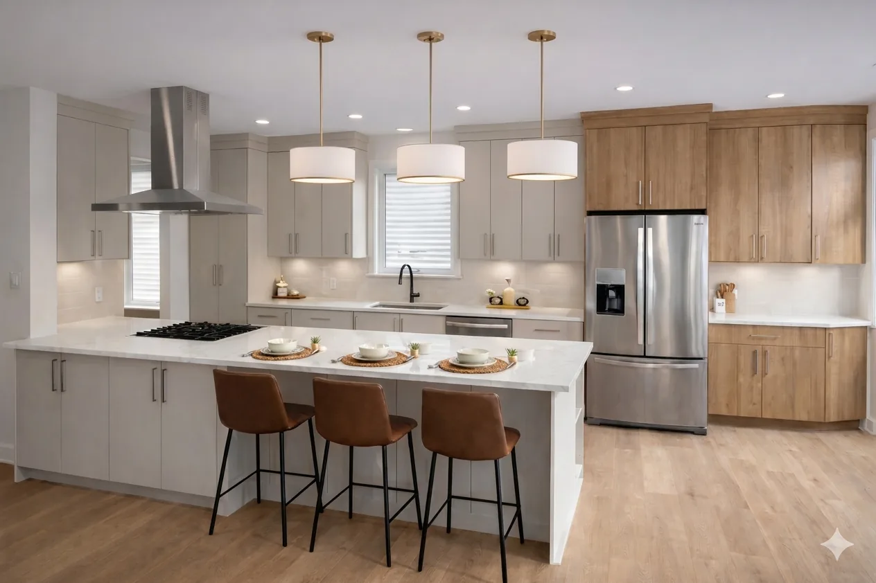 Mohamad's kitchen Barrhaven Ottawa - Dream Touch Renovations finished build